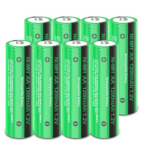 PKCELL Akkus AA NIMH Wiederaufladbar Batterien 1200mAh 1,2V Vorgeladen für Solarlampen,8 Stück PKCELL Akkus AA NIMH Wiederaufladbar Batterien 1200mAh 1,2V Vorgeladen für Solarlampen,8 Stück von PKCELL