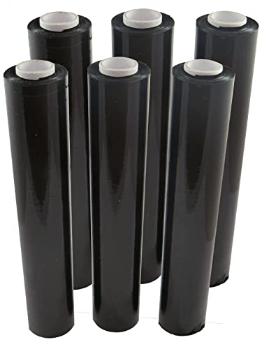PKGE Schrumpffolie, strapazierfähig, 400 mm x 250 m, Schwarz 6 Roll Schwarz PKGE Schrumpffolie, strapazierfähig, 400 mm x 250 m, Schwarz 6 Roll Schwarz von PKGE