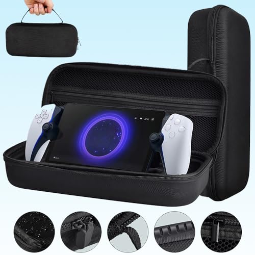 PKKP Tragbare Aufbewahrungstasche für PS5 Playstation Portal, Eva Material mit Tragegriff, Reise-Tragetasche für PS5 Portal, Playstation Portal Remote Player PKKP Tragbare Aufbewahrungstasche für PS5 Playstation Portal, Eva Material mit Tragegriff, Reise-Tragetasche für PS5 Portal, Playstation Portal Remote Player von PKKP