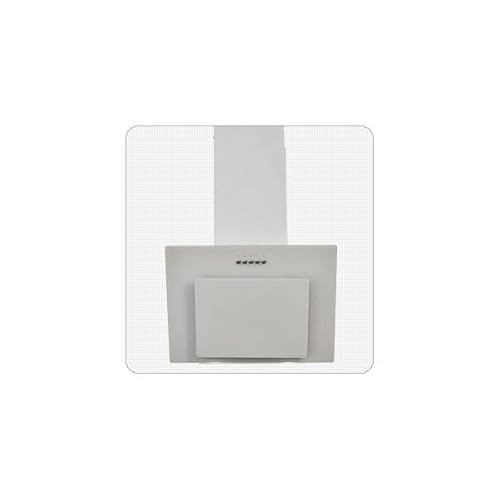PKM 9039XW Wandhaube | Dunstabzugshaube | Weißes Glas | 60cm Breite | Abluft | Umluft | LED-Beleuchtung | Energieeffizienz A von PKM