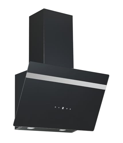PKM Dunstabzugshaube S20-60ABTH | schwarz | 60cm Breite | Display mit Touch Control von PKM