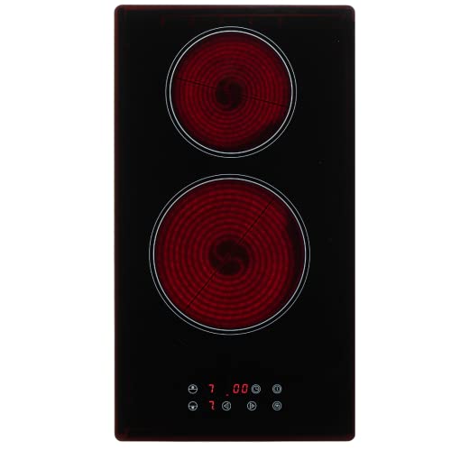 PKM EB-GK2-TC Integrierte Keramikplatte, Schwarz, 1200 W, rund von PKM