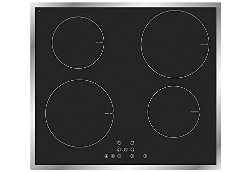 PKM Einbau Induktionskochfeld Edelstahlrahmen Touch Control 60cm IN4B-2 von PKM