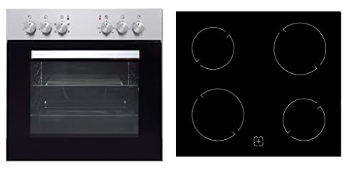 PKM Elektroherd-Set BIC4 GKU-IX-2 | Backofen | Umluft | Rahmenlos | Energieeffienzklasse A | 54 Liter Garraum | 5 Backofenfunktionen | Leistung bis 8300 Watt | Inklusive Grillrost & Fettpfanne PKM Elektroherd-Set BIC4 GKU-IX-2 | Backofen | Umluft | Rahmenlos | Energieeffienzklasse A | 54 Liter Garraum | 5 Backofenfunktionen | Leistung bis 8300 Watt | Inklusive Grillrost & Fettpfanne von PKM