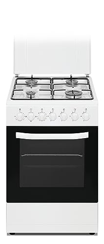 PKM GH4-50 EO AQ, Stand-Gasherd/9050 Watt/50 cm/3 Backofenfunktionen/Ober- und Unterhitze/Energieeffizienzklasse A/Inklusive Grillrost & Fettpfanne PKM GH4-50 EO AQ, Stand-Gasherd/9050 Watt/50 cm/3 Backofenfunktionen/Ober- und Unterhitze/Energieeffizienzklasse A/Inklusive Grillrost & Fettpfanne von PKM