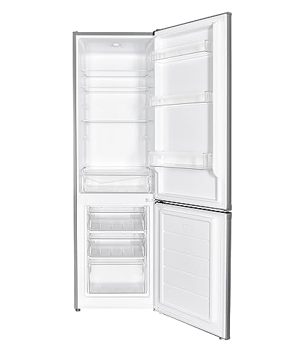 PKM KGK262EIX Kühl-Gefrierkombination | 180 cm | 262 Liter | Inox Design | 71 Liter 4 Sterne Gefrierfach | 40 dB | Wechselbarer Türanschlag | Höhenverstellbare Füße PKM KGK262EIX Kühl-Gefrierkombination | 180 cm | 262 Liter | Inox Design | 71 Liter 4 Sterne Gefrierfach | 40 dB | Wechselbarer Türanschlag | Höhenverstellbare Füße von PKM