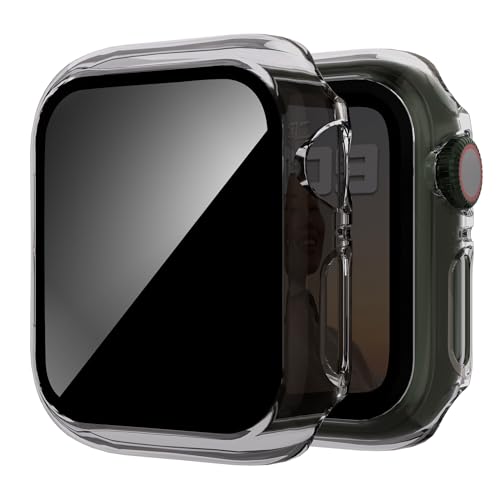 PKMH Hart-PC-Schutzhülle mit Displayschutzfolie für Apple Watch Serie 4/5/6/SE, 40 mm, Rundumschutz, kratzfest, 40 mm von PKMH