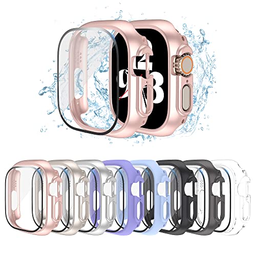 PKMH Harte PC-Hülle mit Displayschutzfolie, kompatibel mit PKMH Watch Serie 8 Pro, 49 mm, vollständiger Rand, Rundumschutz, Kratzfest, Rahmenabdeckung für iWatch Smartwatch-Zubehör, 8 + 8 Stück PKMH Harte PC-Hülle mit Displayschutzfolie, kompatibel mit PKMH Watch Serie 8 Pro, 49 mm, vollständiger Rand, Rundumschutz, Kratzfest, Rahmenabdeckung für iWatch Smartwatch-Zubehör, 8 + 8 Stück von PKMH