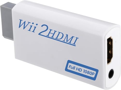 PKOUVOO Wii Adapter Hdmi Wii zu HDMI Adapter 1080P/720P HD Converter mit 3,5mm Stereo Audio Buchse Unterstützt NTSC/PAL Format für NlNTEND0 wii u wii-Spiele wii-Anschlüsse alle Wii Display Modi PKOUVOO Wii Adapter Hdmi Wii zu HDMI Adapter 1080P/720P HD Converter mit 3,5mm Stereo Audio Buchse Unterstützt NTSC/PAL Format für NlNTEND0 wii u wii-Spiele wii-Anschlüsse alle Wii Display Modi von PKOUVOO