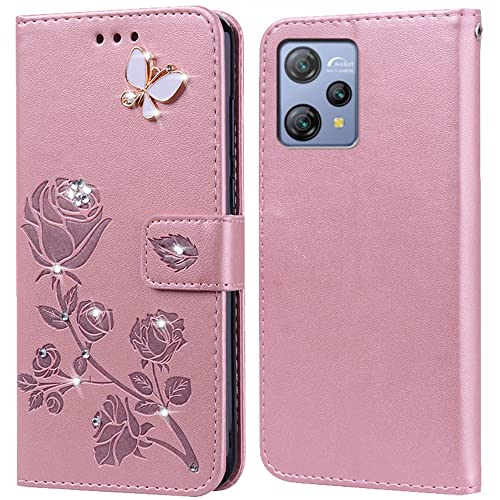 Hülle für Blackview A53 Pro/A53 Handyhülle,Klappbar Tasche Case,Standfunktion,Kartenfach,Silikon Bumper,Stoßfeste Schutzhülle Cover für Blackview A53 Pro/A53 von PKQTOP