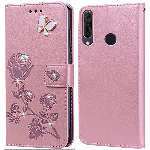 Hülle für Wiko View 3 Pro Handyhülle,Klappbar Tasche Case,Standfunktion,Kartenfach,Silikon Bumper,Stoßfeste Schutzhülle Cover für Wiko View 3 Pro von PKQTOP