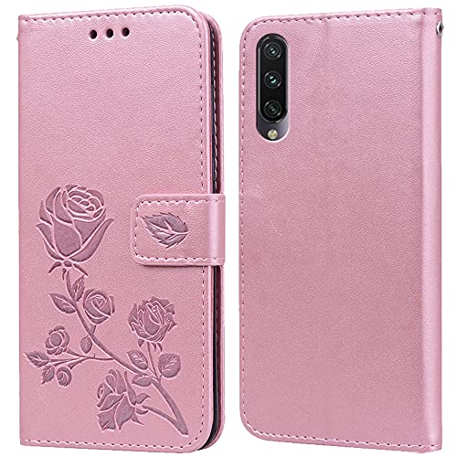 PKQTOP Hülle für Xiaomi Mi A3 Handyhülle,Klappbar Tasche Case,Standfunktion,Kartenfach,Silikon Bumper,Stoßfeste Schutzhülle Cover für Xiaomi Mi A3 von PKQTOP