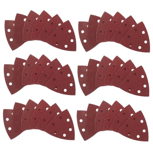 PLAFOPE 120 Stück dreieckiges Schleifpapier Holz Schleifpapier Körnung Schleifpapier Grobes Schleifpapier Schleifmaschinen für die Holzbearbeitung Aluminiumoxid Brown PLAFOPE 120 Stück dreieckiges Schleifpapier Holz Schleifpapier Körnung Schleifpapier Grobes Schleifpapier Schleifmaschinen für die Holzbearbeitung Aluminiumoxid Brown von PLAFOPE