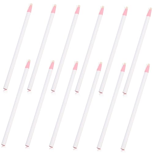PLAFOPE 12St Textmarker Zeichnungsangebot weißer Fettstift abziehbarer Fettstift glasmarker stift weiße buntstifte Nähstifte für Fadenmaschinen abziehbare Malstifte Wachsmalstift von PLAFOPE