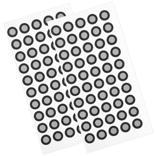PLAFOPE 2Blätter Positionierungsaufkleber Reflektierende Markierungen für Präzises Scannen Einfache Anwendung Langlebig für Scanner Optische Vermessung von PLAFOPE