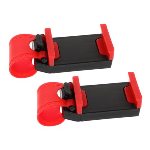 PLAFOPE 2pcs Halterung Für Autotelefon Telefonhalterung Am Lenkrad Telefonhalterclip Telefonclip Fürs Auto Telefonhalterklemme Autotelefonhalter Für Das Armaturenbrett Handyhalter Plastik von PLAFOPE