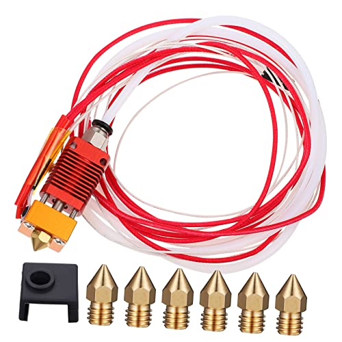 PLAFOPE 3D-Druckerdüsen- und -Schlauchsatz universell passend für Ender-3/3V2/3Pro Messing-Extruderdüse 3D-Druckerteile PLAFOPE 3D-Druckerdüsen- und -Schlauchsatz universell passend für Ender-3/3V2/3Pro Messing-Extruderdüse 3D-Druckerteile von PLAFOPE