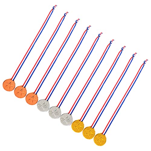 PLAFOPE 9 Stück Kindermedaille Sportmedaillen Für Kinder Auszeichnungszubehör Wettbewerbsmedaille Kinderauszeichnungen Wettbewerbsbelohnungsmedaillen Dekorative Medaillen von PLAFOPE