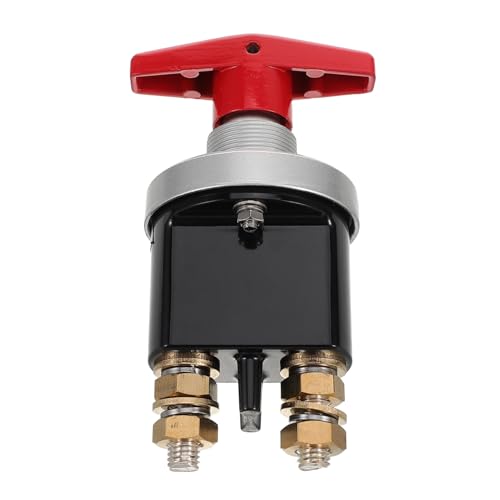 PLAFOPE Hauptschalter Abklemmen der Wohnmobilbatterie Notausschalter Batterieschalter für Yachten Automobilschalter Batterie trennen Ein/Aus Schalter Kohlenstoffstahl PLAFOPE Hauptschalter Abklemmen der Wohnmobilbatterie Notausschalter Batterieschalter für Yachten Automobilschalter Batterie trennen Ein/Aus Schalter Kohlenstoffstahl von PLAFOPE