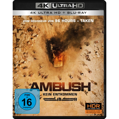 Ambush - Kein Entkommen!      (4K-UHD+Blu-ray) von PLAION PICTURES