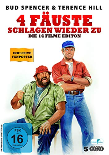 Bud Spencer & Terence Hill - 4 Fäuste schlagen wieder zu! - Die 14 Filme Edition [5 DVDs] von PLAION PICTURES