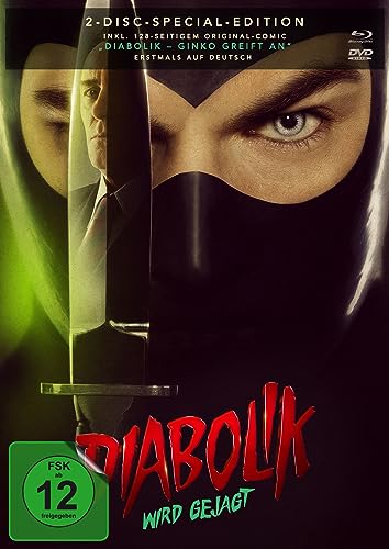 Diabolik wird gejagt - Special Edition mit Comic (Blu-ray+DVD) von PLAION PICTURES