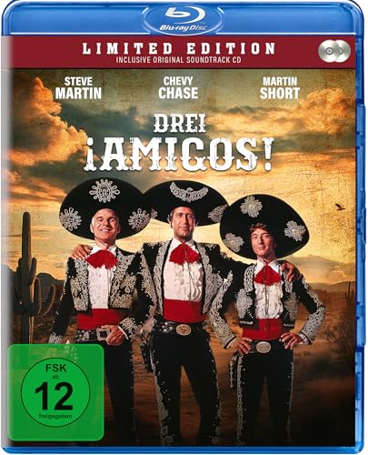 Drei Amigos! - Limited Edition (Blu-ray+CD) von Plaion Pictures