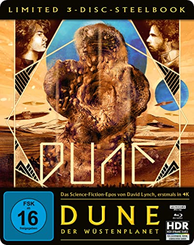 Dune - Der Wüstenplanet - Steelbook Edition (4K Ultra-HD) (+ 2 BRs) [Blu-ray] von PLAION PICTURES
