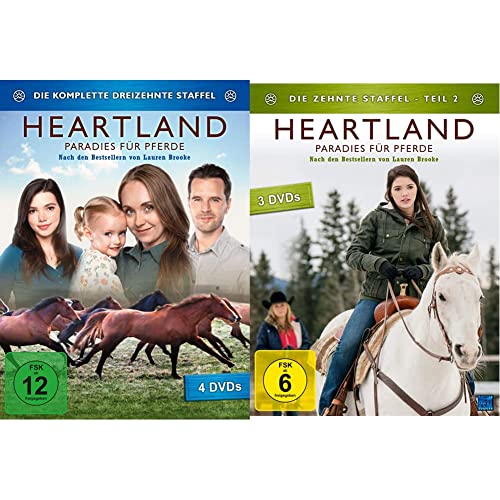 Heartland - Die dreizehnte Staffel [4 DVDs] & Heartland - Paradies für Pferde: Staffel 10.2 (Episode 10-18) [3 DVDs] von PLAION PICTURES