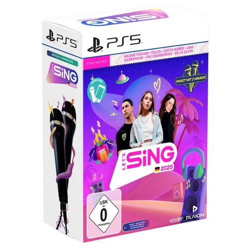 Let's Sing 2025 German Version      [+ 2 Mics] (PS5) von PLAION PICTURES