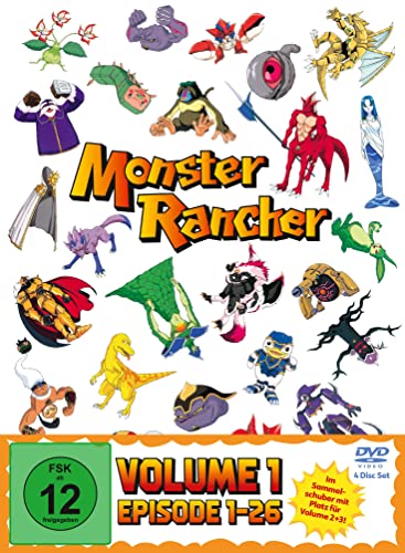 Monster Rancher Vol. 1 (Ep. 1-26) im Sammelschuber (4 DVDs) von PLAION PICTURES