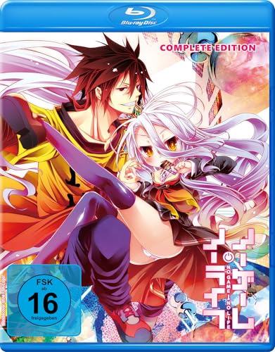 No Game No Life - Complete Edition (inkl. No Game No Life Zero und OST) (4 Blu-rays + 3 CDs) von PLAION PICTURES