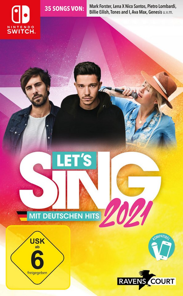 Let's Sing 2021 mit deutschen Hits (Switch) (USK) Nintendo Switch von PLAION