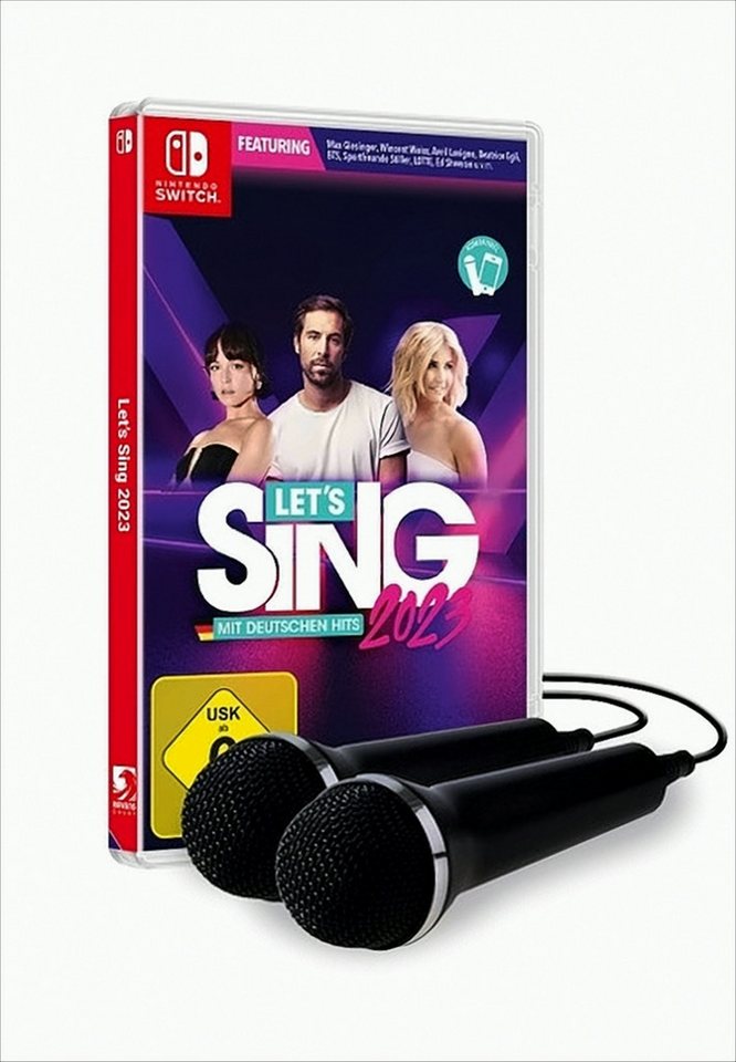 Let's Sing 2023 mit deutschen Hits + 2 Mikrophone Nintendo Switch Let's Sing 2023 mit deutschen Hits + 2 Mikrophone Nintendo Switch von PLAION