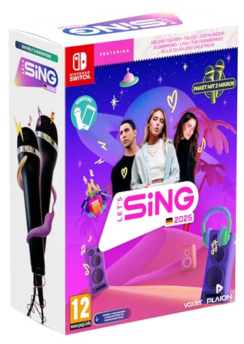 Let's Sing 2025 German Version (+ 2 Mics) (Nintendo Switch) (AT-PEGI) von PLAION