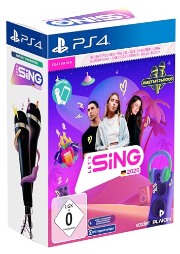 Let's Sing 2025 German Version (+ 2 Mics) (Playstation 4) von PLAION