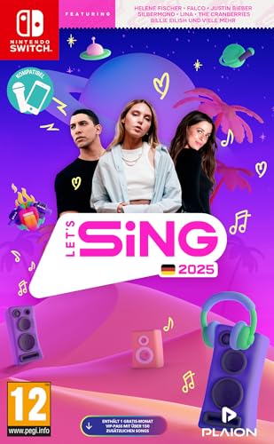 Let's Sing 2025 German Version (Nintendo Switch) (AT-PEGI) von PLAION