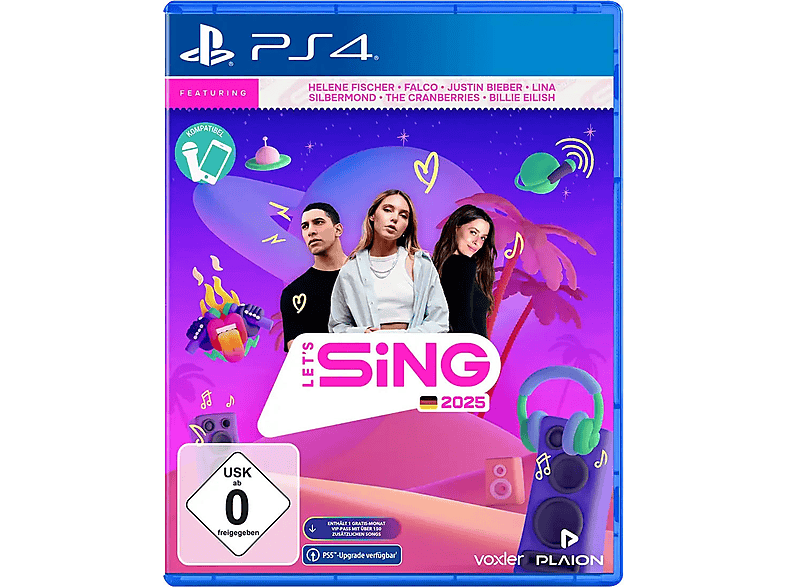 Let's Sing 2025 German Version - [PlayStation 4] von PLAION