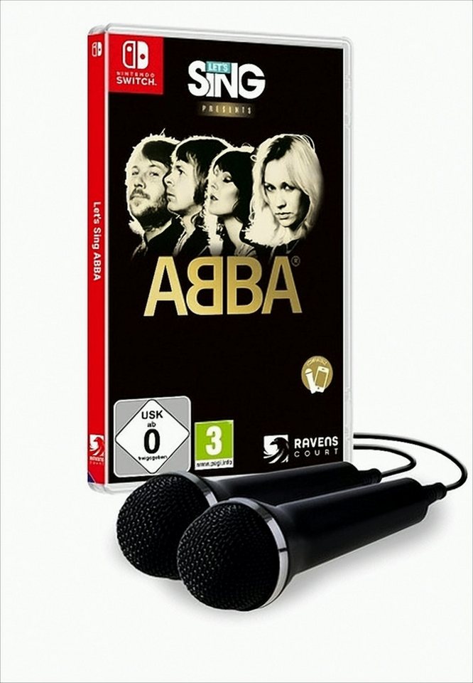 Let's Sing ABBA + 2 Mikrophone Nintendo Switch Let's Sing ABBA + 2 Mikrophone Nintendo Switch von PLAION