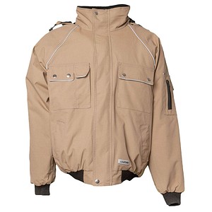 PLANAM® unisex Arbeitsjacke CANVAS 320 khaki, schwarz Größe 2XL von PLANAM®