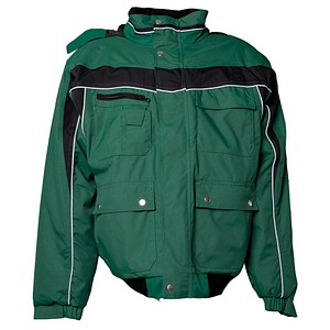 PLANAM® unisex Arbeitsjacke PLALINE grün, schwarz Größe 4XL von PLANAM®