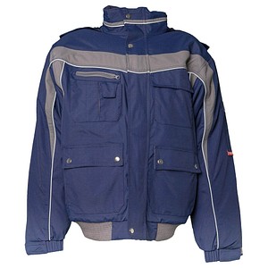PLANAM® unisex Arbeitsjacke PLALINE marine, zink Größe 2XL von PLANAM®