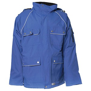 PLANAM® unisex Parka CANVAS 320 kornblau Größe S von PLANAM®