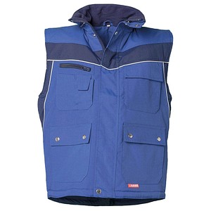 PLANAM® unisex Winterweste PLALINE kornblau, marine Größe 2XL von PLANAM®