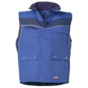 PLANAM® unisex Winterweste PLALINE kornblau, marine Größe 3XL von PLANAM®