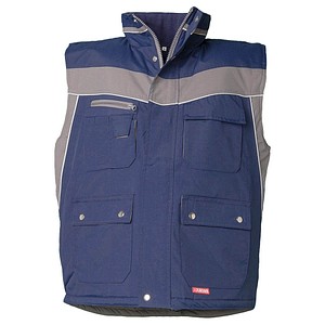 PLANAM® unisex Winterweste PLALINE marine, zink Größe S von PLANAM®