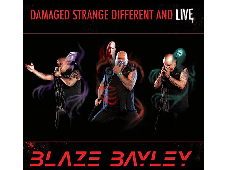 Blaze Bayley - DAMAGED STRANGE DIFFERENT AND LIVE (Vinyl) von PLASTIC HE