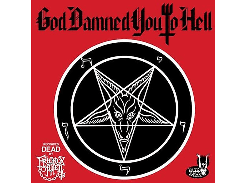 Friends Of Hell - God Damned You To (Black Vinyl) (Vinyl) von PLASTIC HE