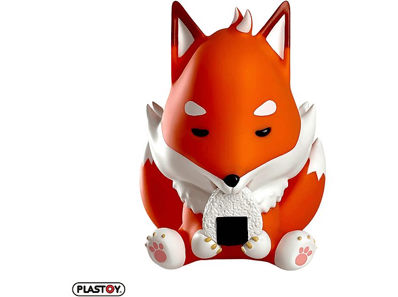 PLASTOY 080257 MOGU PETS - KITSUNE ONIGIRI Spardose von PLASTOY