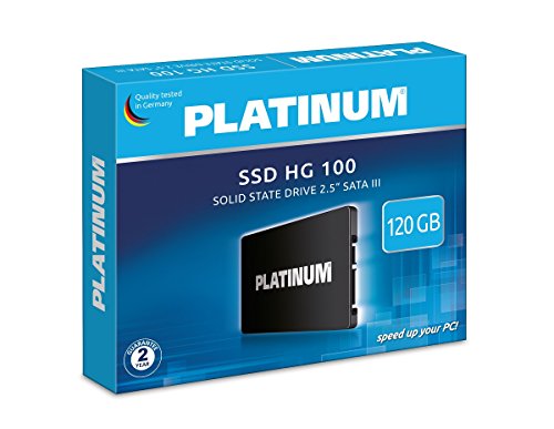 Platinum HG100 │2,5" interne SSD Festplatte│ 120 GB │ für Notebook, Laptop und PC, SATA III von PLATINUM
